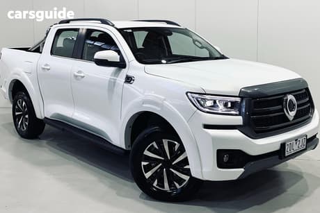 White 2025 GWM Cannon Dual Cab Utility Lux (4X4)