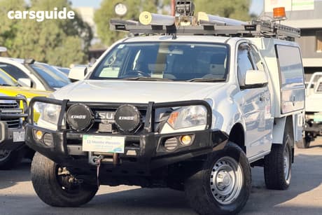 White 2017 Isuzu D-MAX Space Cab Chassis Sx (4X4)