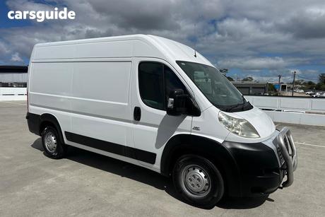 White 2009 Fiat Ducato Van Lwb/Med