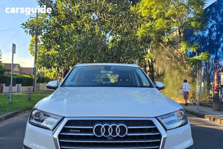 White 2016 Audi Q7 Wagon 3.0 Tdi Quattro