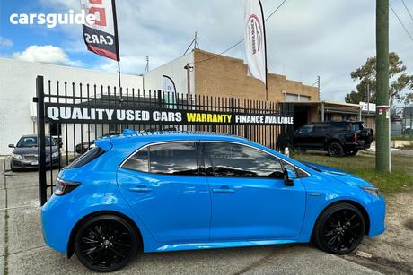 Blue 2021 Toyota Corolla Hatchback Zr Hybrid