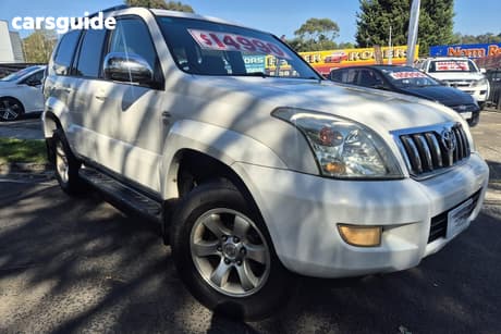 White 2007 Toyota Landcruiser Prado Wagon Gxl (4X4)