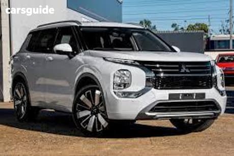 White 2025 Mitsubishi Outlander Wagon Phev Exceed 5+2 Seat (Awd)