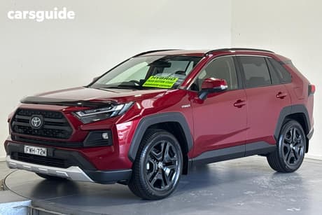 Red 2023 Toyota RAV4 Wagon Edge (Awd) Hybrid