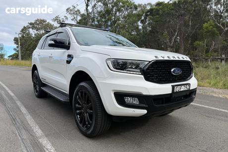 White 2022 Ford Everest Wagon Sport (4Wd)