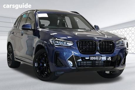 Blue 2022 BMW X3 Wagon Xdrive30I M Sport
