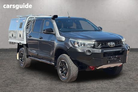 Grey 2019 Toyota Hilux Double Cab Pick Up Rugged X (4X4)