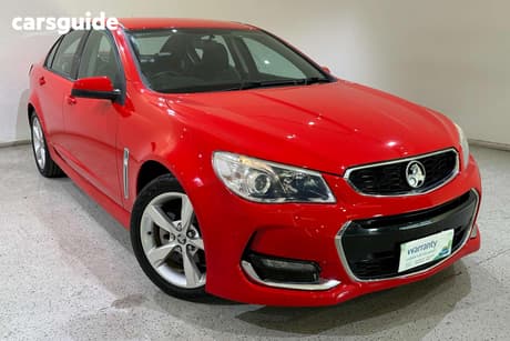 Red 2015 Holden Commodore Sedan Sv6
