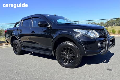 Black 2018 Mitsubishi Triton Dual Cab Utility Gls (4X4)