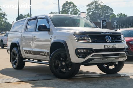 White 2021 Volkswagen Amarok Dual Cab Utility Tdi580 Aventura 4Motion