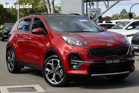 Red 2020 Kia Sportage Wagon Gt-Line (Awd)