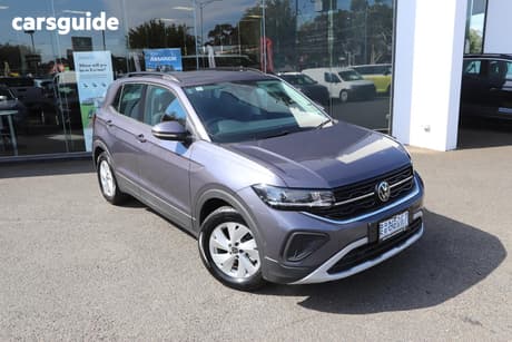 Grey 2024 Volkswagen T-Cross Wagon 85Tfsi Life
