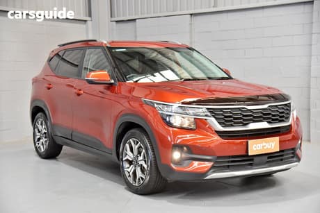 Orange 2020 Kia Seltos Wagon Sport+ (Fwd)