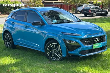 Blue 2020 Hyundai Kona Wagon N Line Premium Srf (Awd)