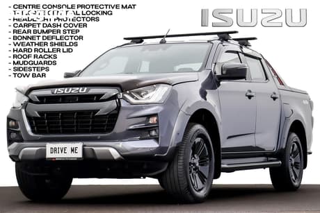 Grey 2022 Isuzu D-MAX Crew Cab Utility X-Terrain (4X4)