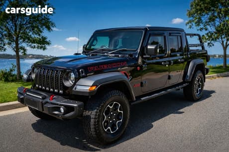 Black 2023 Jeep Gladiator Dual Cab Utility Rubicon (4X4)
