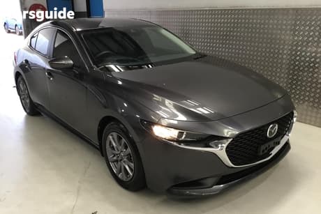 Grey 2021 Mazda 3 Sedan G20 Pure