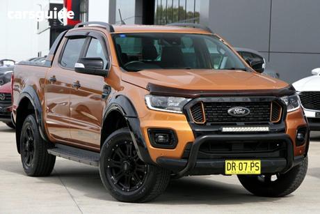 Gold 2021 Ford Ranger Double Cab Pick Up Wildtrak 2.0 (4X4)