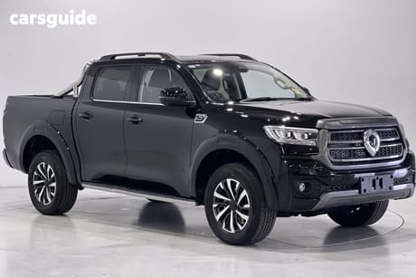 Black 2025 GWM Cannon Dual Cab Utility Ultra (4X4)