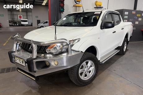 White 2018 Mitsubishi Triton Dual Cab Utility Glx Plus (4X4)