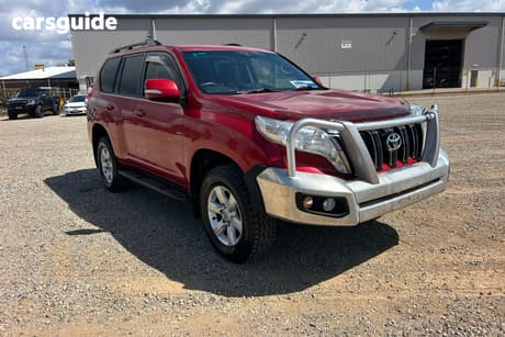 Red 2017 Toyota Landcruiser Prado Wagon Gxl (4X4)