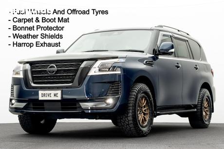 Blue 2023 Nissan Patrol Wagon Ti-L (4X4)