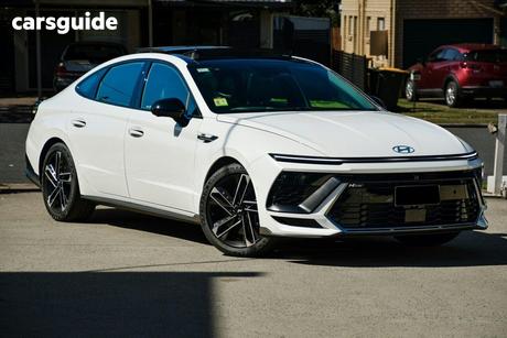 White 2026 Hyundai Sonata Sedan N Line