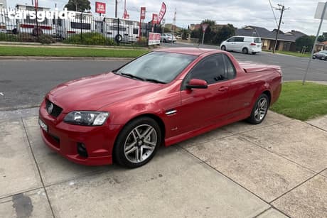 Red 2010 Holden UTE Ute Tray SS R