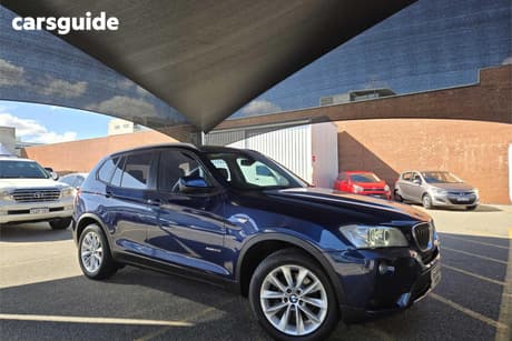 Blue 2014 BMW X3 Wagon Xdrive 20I