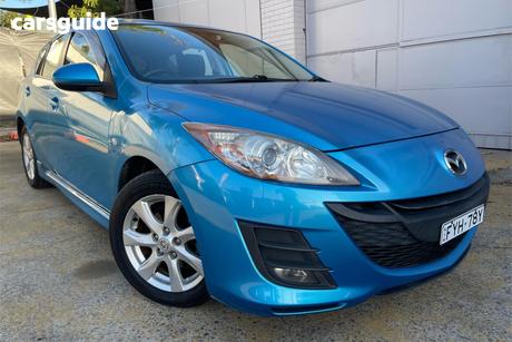 Blue 2010 Mazda 3 Hatchback Maxx Sport