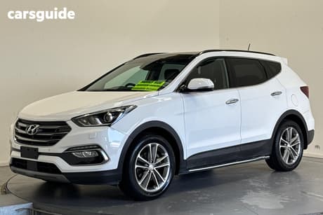 White 2017 Hyundai Santa FE Wagon Highlander Crdi (4X4)