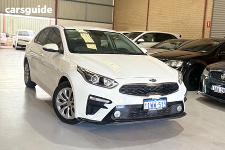 White 2019 Kia Cerato Sedan SI BD MY20