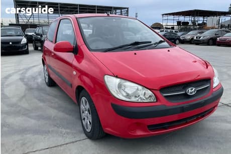 Red 2008 Hyundai Getz Hatchback S