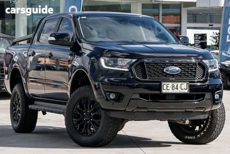 Black 2020 Ford Ranger Double Cab Pick Up Fx4 2.0 (4X4) Special Edition