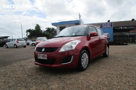 Red 2016 Suzuki Swift Hatchback Gl