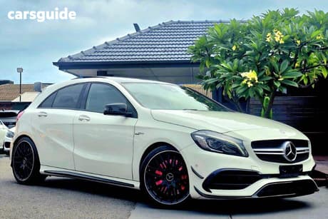 White 2016 Mercedes-Benz A45 Hatchback Amg