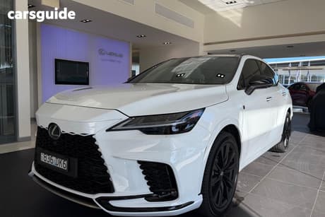 White 2025 Lexus RX500H Wagon F Sport Performance Hybrid