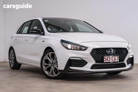 White 2019 Hyundai I30 Hatchback N Line
