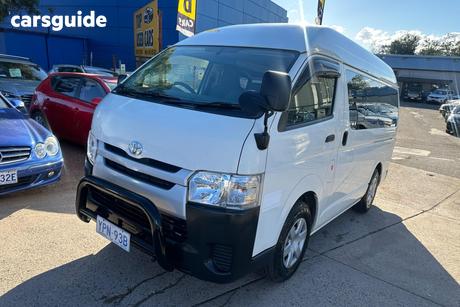 White 2016 Toyota HiAce Van Lwb