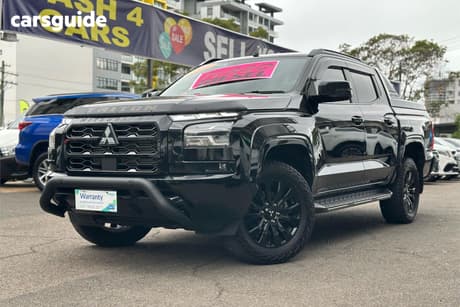 Black 2024 Mitsubishi Triton Double Cab Pick Up Gsr (4X4)