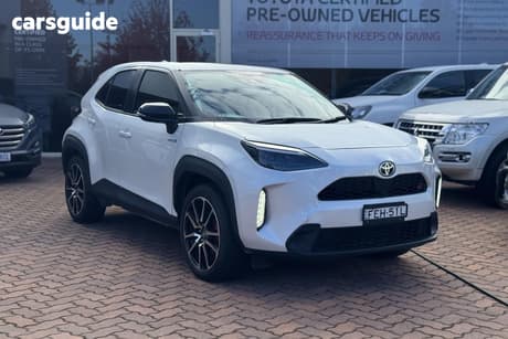 White 2022 Toyota Yaris Cross Wagon Gr Sport Hybrid