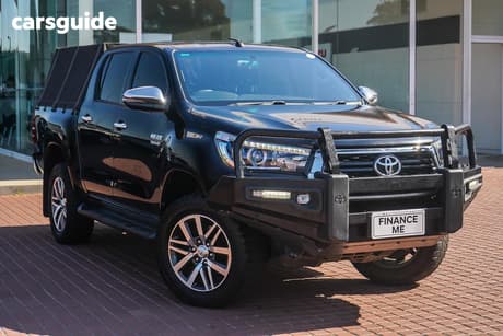 Black 2018 Toyota Hilux Dual Cab Utility Sr5 (4X4)