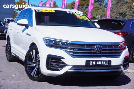 White 2021 Volkswagen Touareg Wagon 210Tdi R-Line