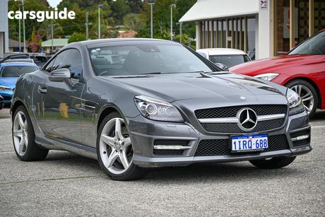 Grey 2015 Mercedes-Benz SLK200 Convertible