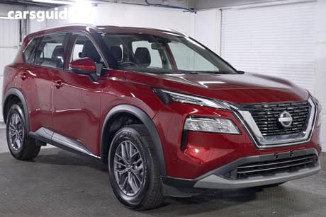 Red 2025 Nissan X-Trail Wagon St (4Wd) 7 Seat