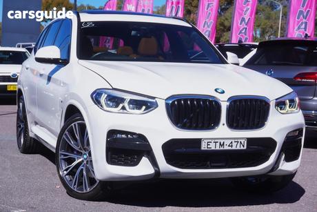 White 2020 BMW X3 Wagon Xdrive30I M Sport