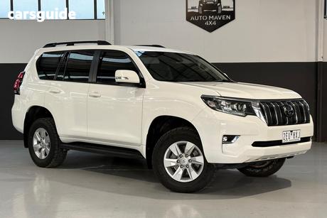 White 2019 Toyota Landcruiser Prado Wagon Gxl (4X4)