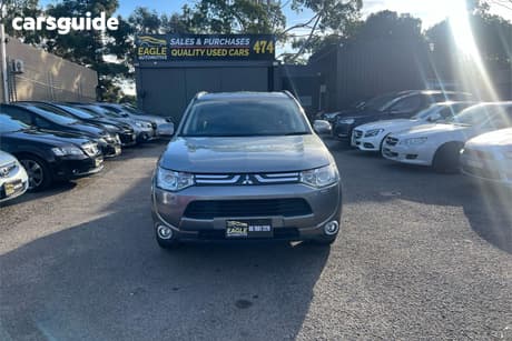 Grey 2013 Mitsubishi Outlander Wagon Aspire (4X4)