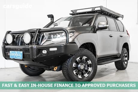 Grey 2018 Toyota Landcruiser Prado Wagon Gxl (4X4)
