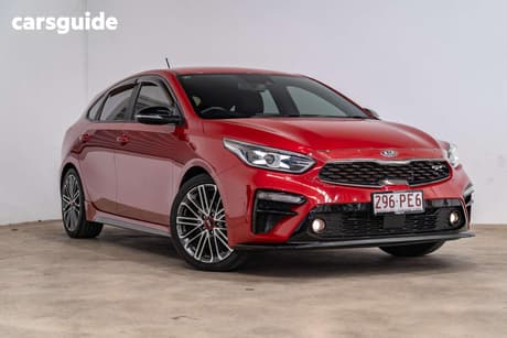 Red 2019 Kia Cerato Hatchback Gt (Turbo)